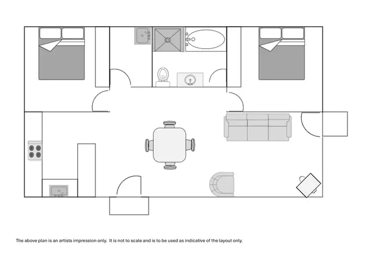 Floorplan of Homely unit listing, 75/26-28 Park Lane, Traralgon VIC 3844