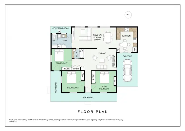 Floorplan of Homely house listing, 143 Elizabeth Street, Edenhope VIC 3318