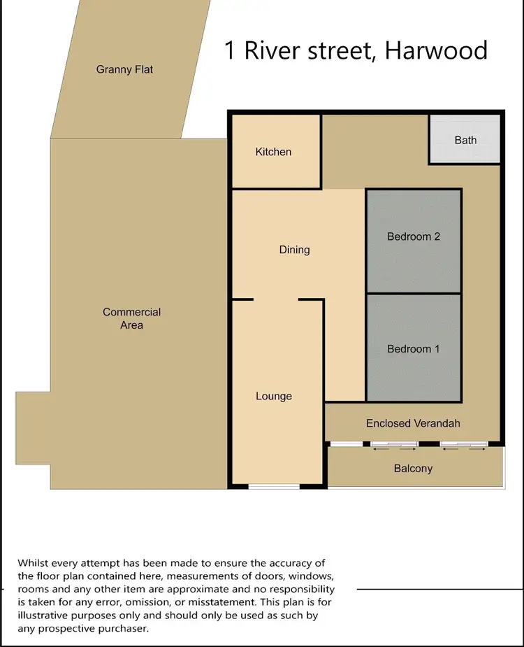 Floorplan of Homely house listing, 1 River Street, Harwood NSW 2465