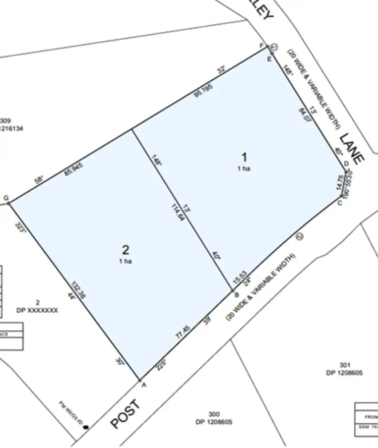 Floorplan of Homely land listing, 26 Post Way, Armidale NSW 2350