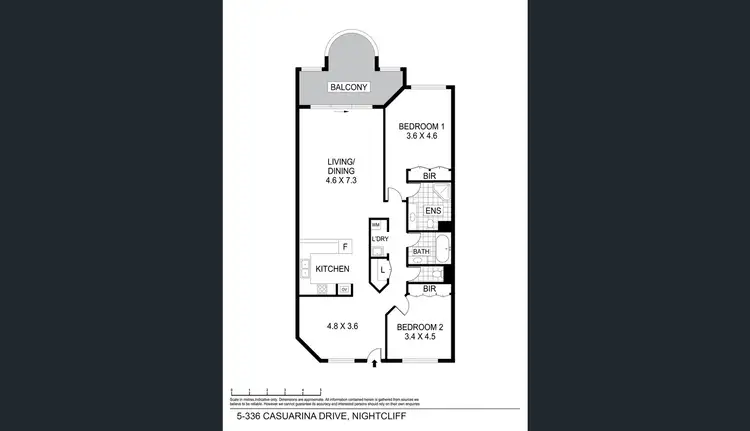 Floorplan of Homely unit listing, 5/336 Casuarina Drive, Rapid Creek NT 810