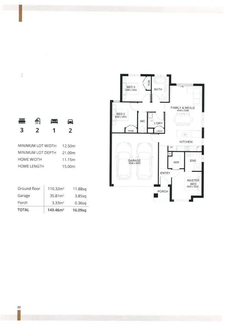 Floorplan of Homely house listing, Lot 4012 Grampians Avenue, Werribee VIC 3030