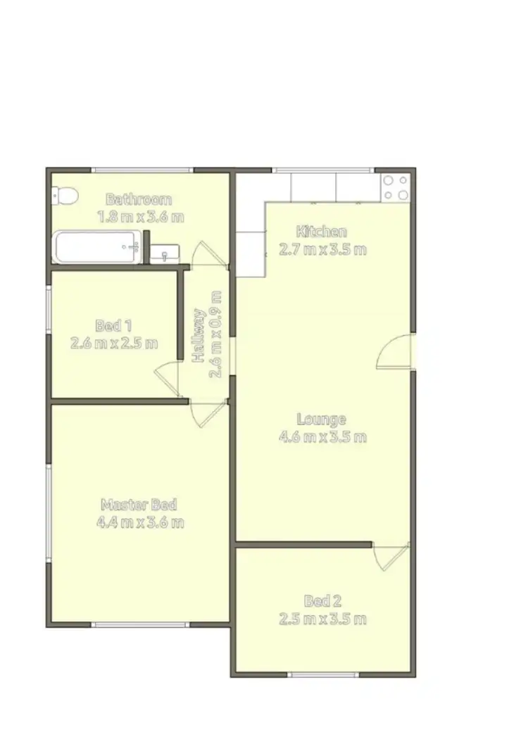 Floorplan of Homely house listing, 21 Taylor Street, Cecil Plains QLD 4407