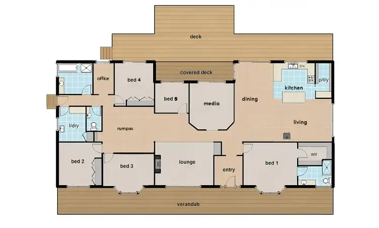 Floorplan of Homely house listing, 204 Huxtable Road, Pakenham Upper VIC 3810