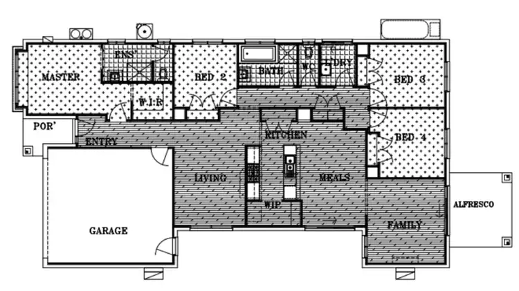 Floorplan of Homely house listing, 121 Lee Street, Stratford VIC 3862