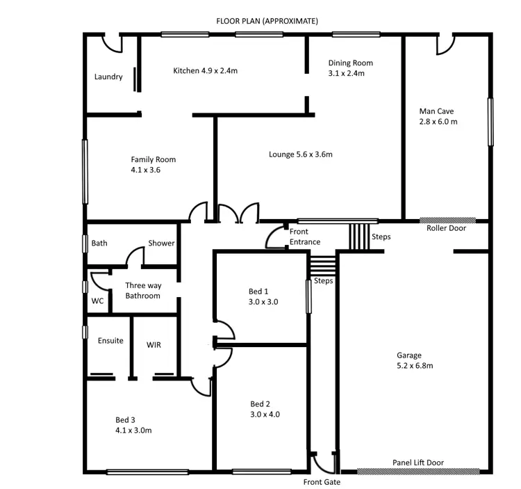 Floorplan of Homely house listing, 24 Blackbutt Way, Barrack Heights NSW 2528