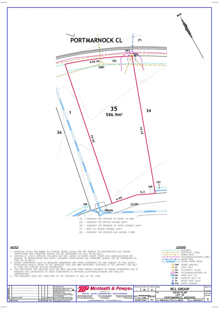 Floorplan of Homely land listing, 34 Portmarnock Close, Medowie NSW 2318