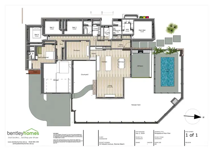 Floorplan of Homely house listing, 32 Halyard Avenue, Moonee Beach NSW 2450