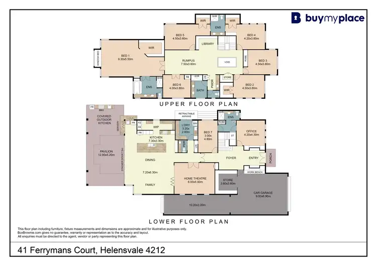 Floorplan of Homely house listing, 41 Ferrymans Court, Helensvale QLD 4212