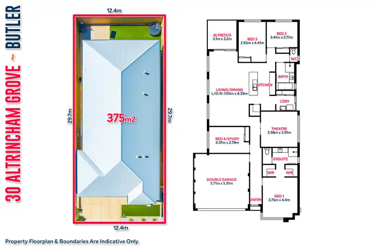 Floorplan of Homely house listing, 30 Altrincham Grove, Butler WA 6036