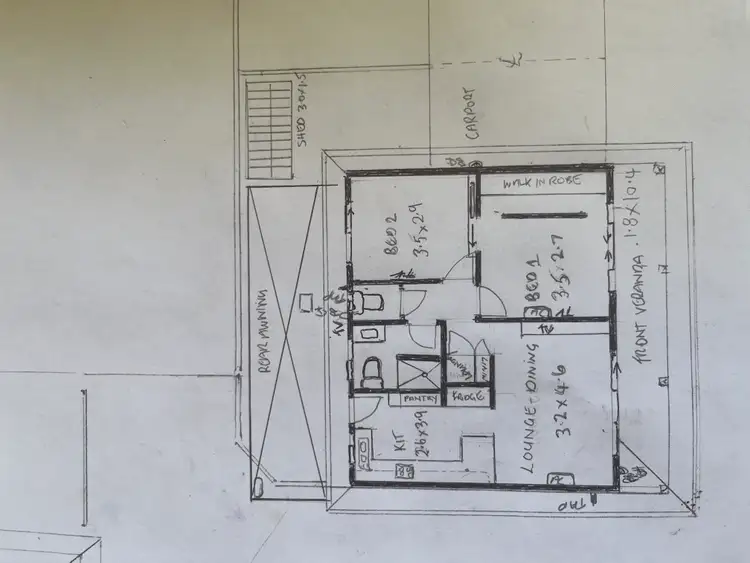 Floorplan of Homely unit listing, 13/97 Freshwater Street, Torquay QLD 4655