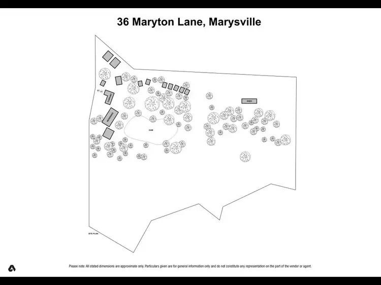 Floorplan of Homely house listing, 36 Maryton Lane, Marysville VIC 3779