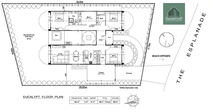 Floorplan of Homely land listing, 204B The Esplanade, Surf Beach VIC 3922