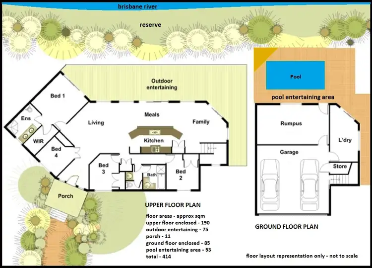 Floorplan of Homely house listing, 26-28 Lachlan Place, Karalee QLD 4306