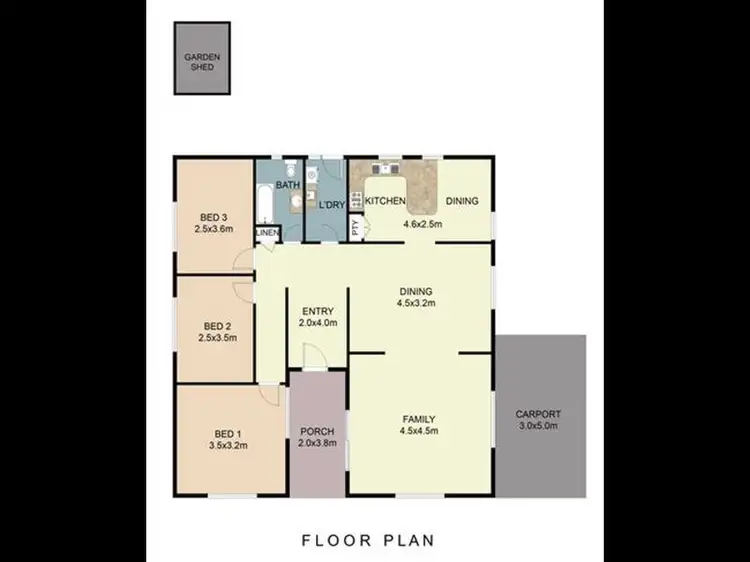 Floorplan of Homely house listing, 4 Westow Crescent, Oxley Vale NSW 2340