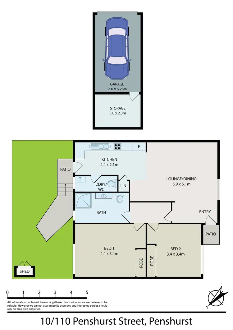 Floorplan of Homely villa listing, 10/110 Penshurst Street, Penshurst NSW 2222