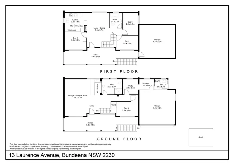 Floorplan of Homely house listing, 13 Laurence Avenue, Bundeena NSW 2230