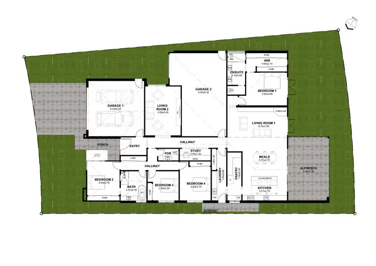 Floorplan of Homely house listing, 35 Phillip Hyland Drive, Yarrawonga VIC 3730