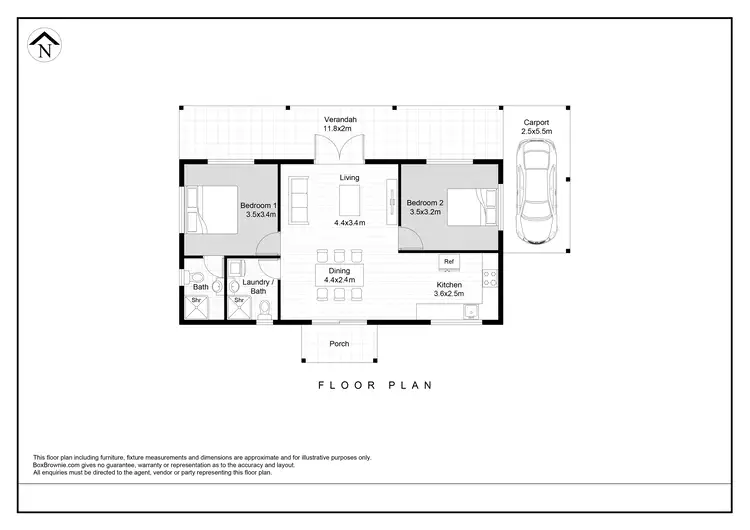 Floorplan of Homely house listing, 3 Rose Bay Drive, Russell Island QLD 4184