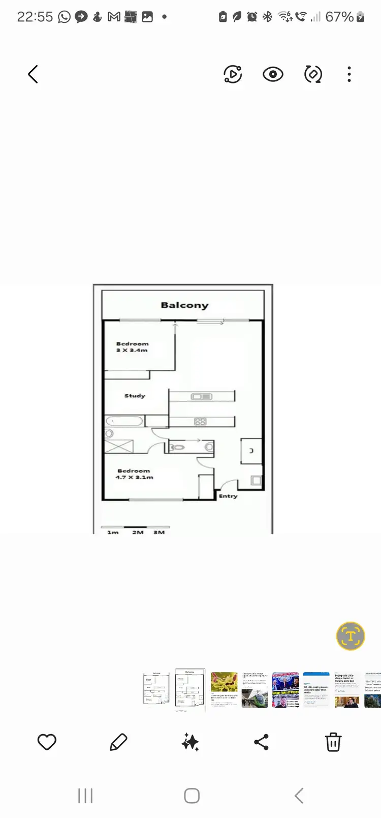 Floorplan of Homely apartment listing, 4/538 Swanston Street, Carlton VIC 3053