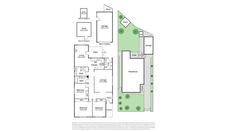 Floorplan of Homely house listing, 6 Watson Grove, Glen Huntly VIC 3163