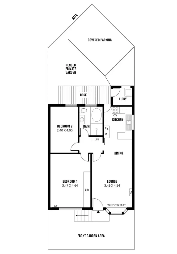 Floorplan of Homely unit listing, 6/11 Colton Road, Blackwood SA 5051
