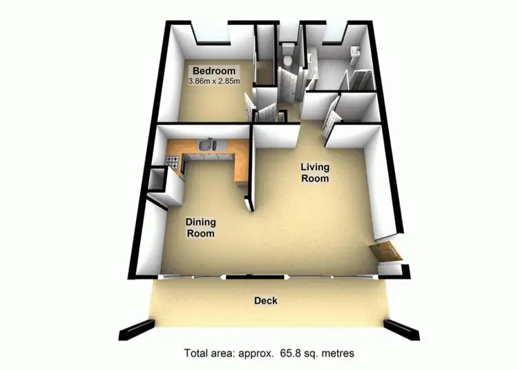 Floorplan of Homely apartment listing, 2/99 Earl Street, Greenslopes QLD 4120