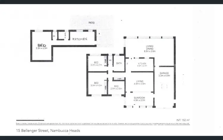 Floorplan of Homely house listing, 15 Bellenger Street, Nambucca Heads NSW 2448
