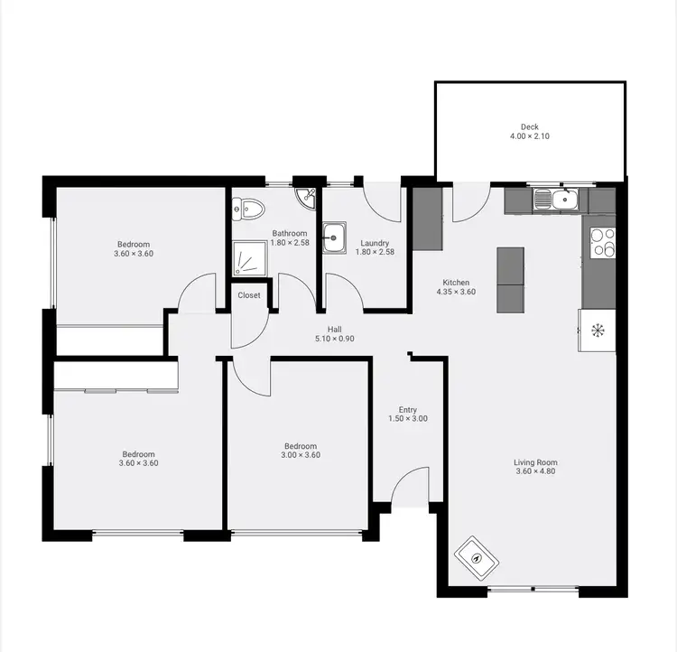 Floorplan of Homely house listing, 22 Mallara Street, Pooncarie NSW 2648