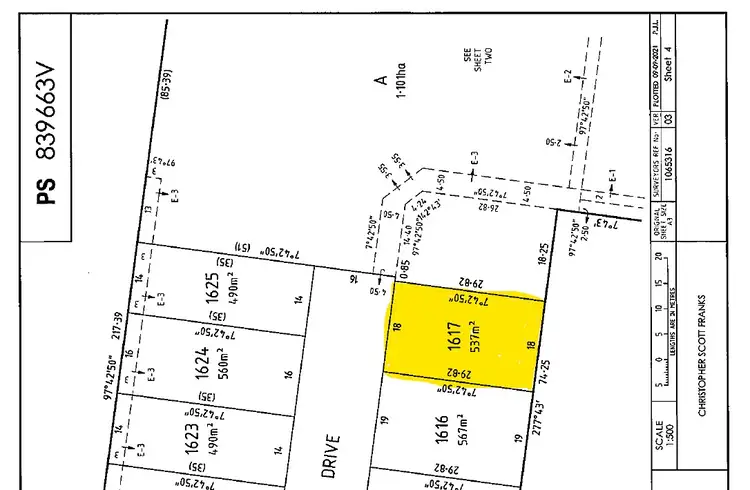 Floorplan of Homely land listing, Lot 1617/14 Serene Drive, Strathfieldsaye VIC 3551