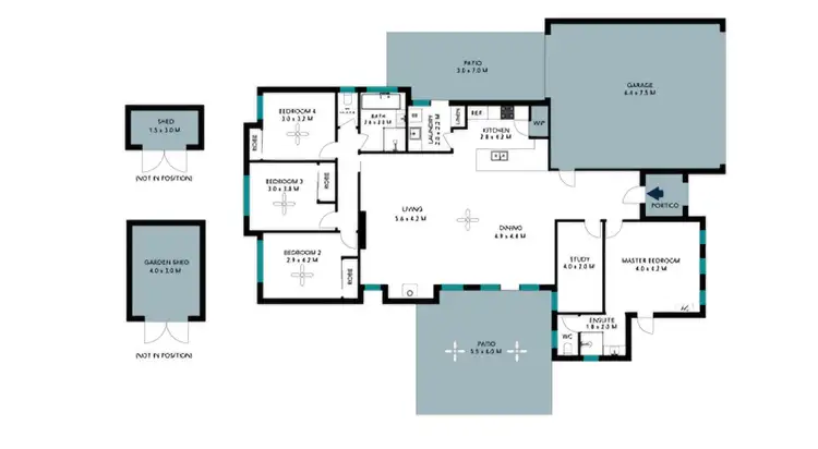 Floorplan of Homely house listing, 14 Anhinga Trail, Dudley Park WA 6210