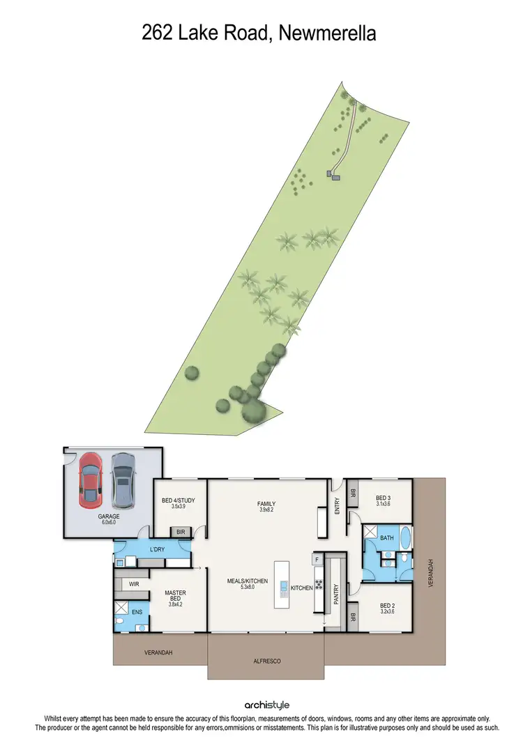 Floorplan of Homely house listing, 262 Lake Road, Newmerella VIC 3886