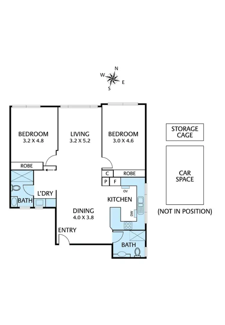 Floorplan of Homely apartment listing, 16/123 Main Road, Lower Plenty VIC 3093
