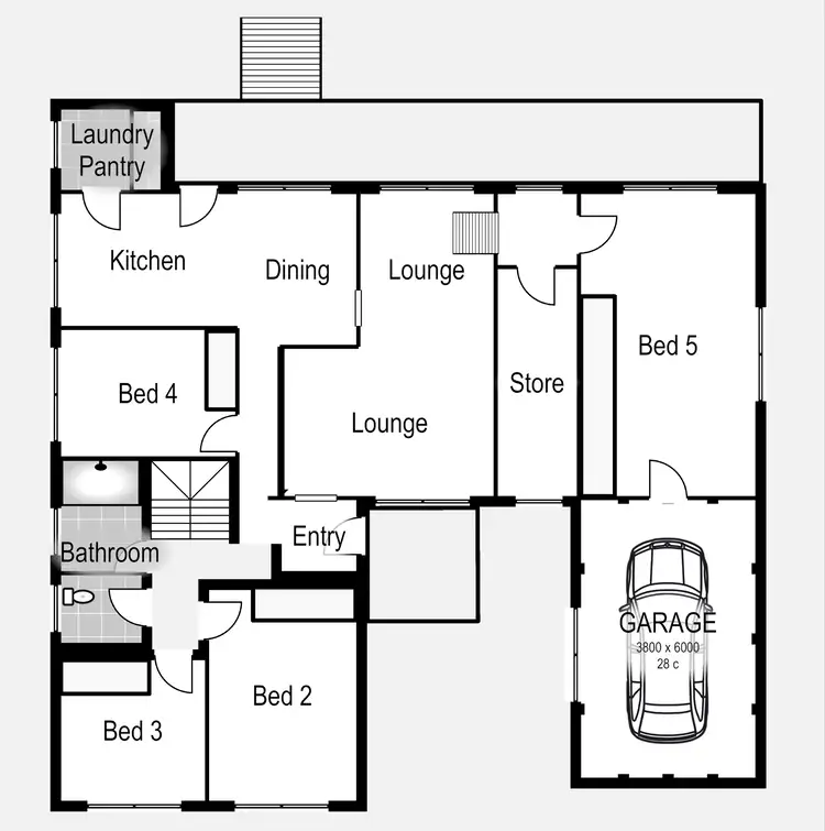 Floorplan of Homely house listing, 14 Palanas Drive, Taree NSW 2430
