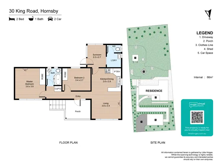 Floorplan of Homely house listing, 30 King Road, Hornsby NSW 2077