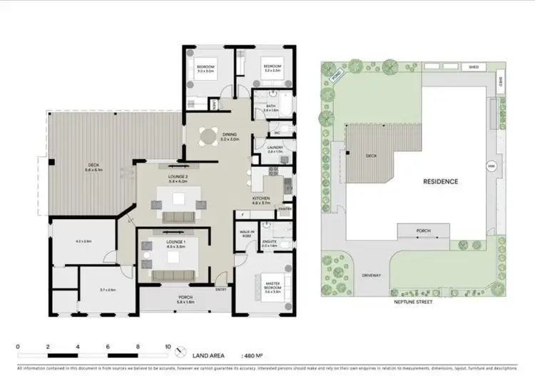 Floorplan of Homely house listing, 44 Neptune Street, Springfield Lakes QLD 4300