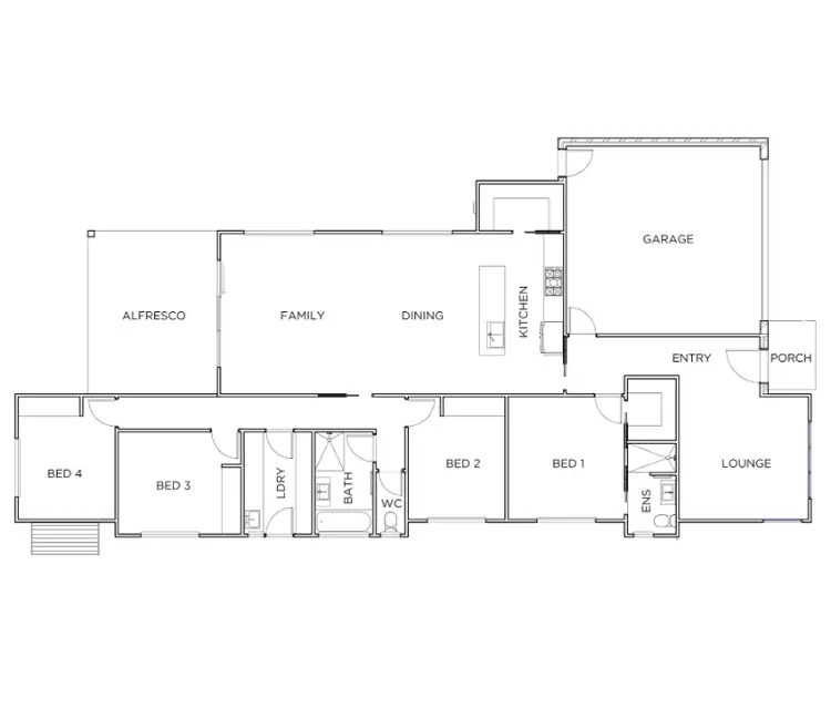 Floorplan of Homely house listing, Lot 4189 Balun Way, Redland Bay QLD 4165