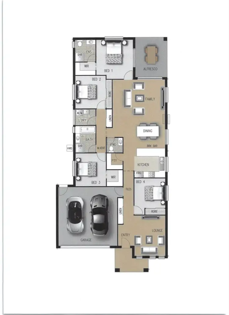 Floorplan of Homely house listing, 3 Freedman Drive, Willow Vale QLD 4209