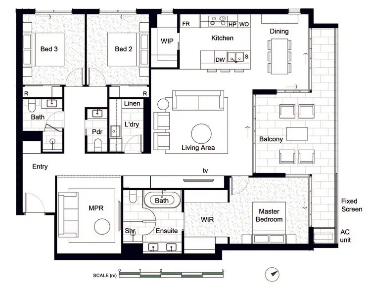 Floorplan of Homely apartment listing, 209/88 Victoria Street, West End QLD 4101