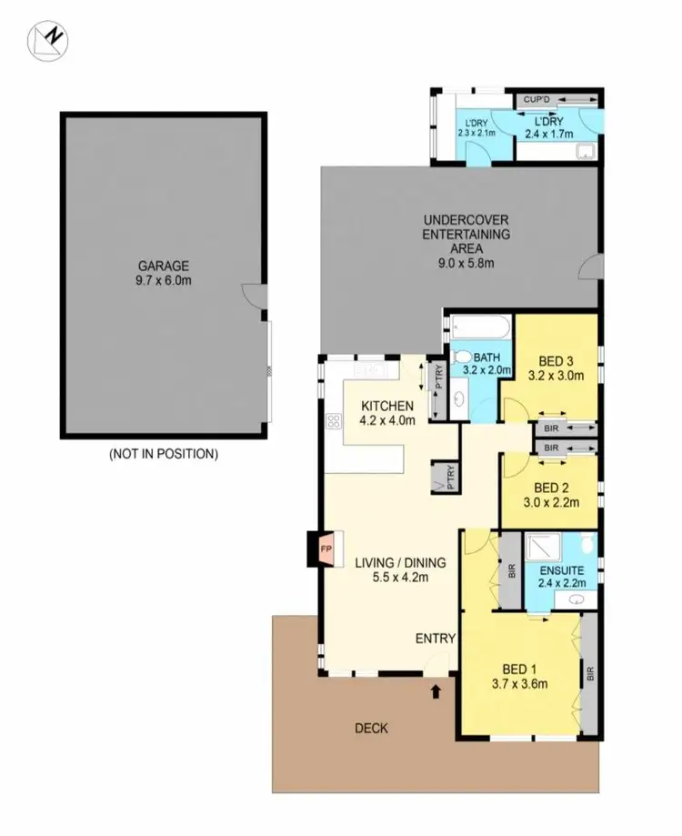 Floorplan of Homely house listing, 39 Flanagans Lane, Buninyong VIC 3357