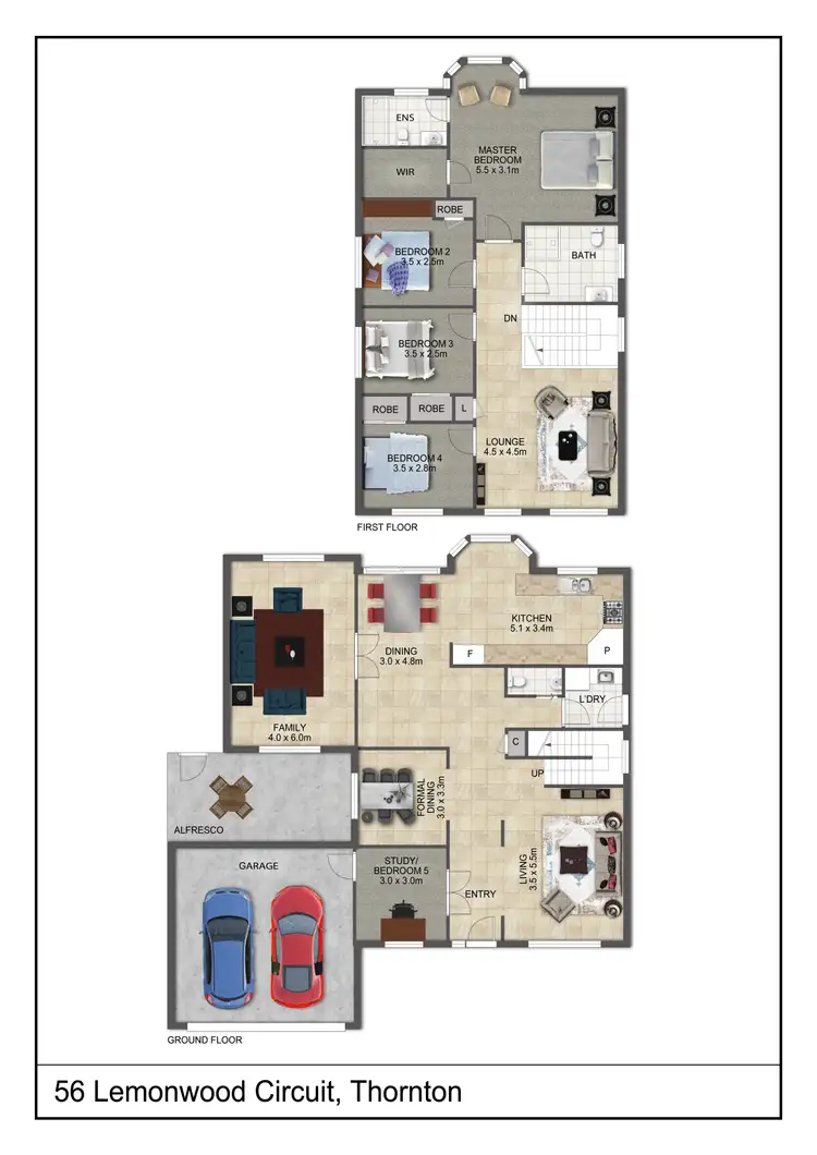 Floorplan of Homely house listing, 56 Lemonwood Circuit, Thornton NSW 2322