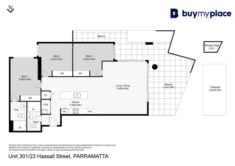Floorplan of Homely apartment listing, Address available on request