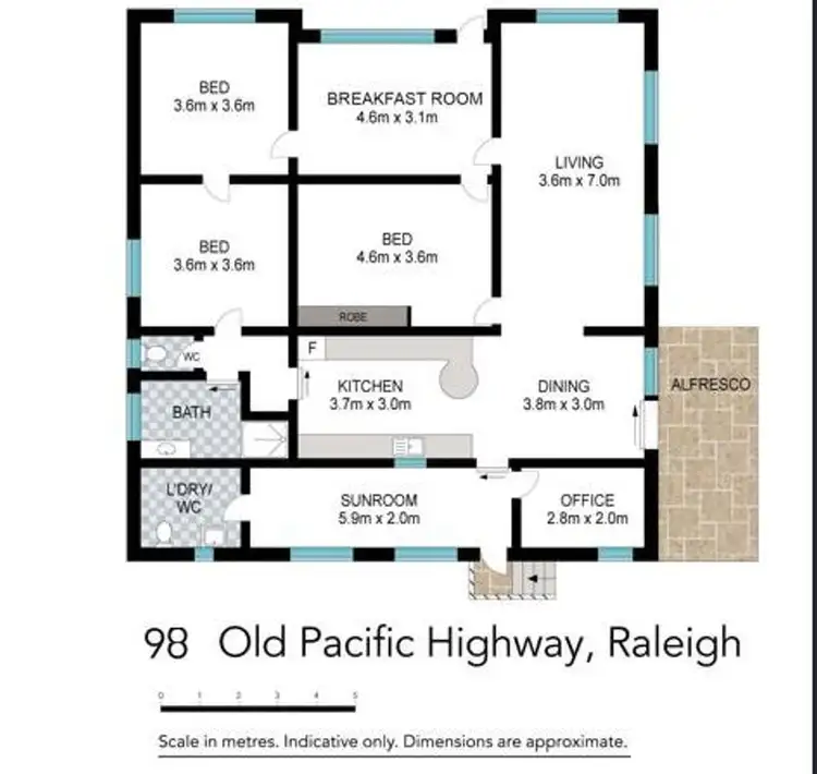 Floorplan of Homely house listing, 98 Old Pacific Highway, Raleigh NSW 2454