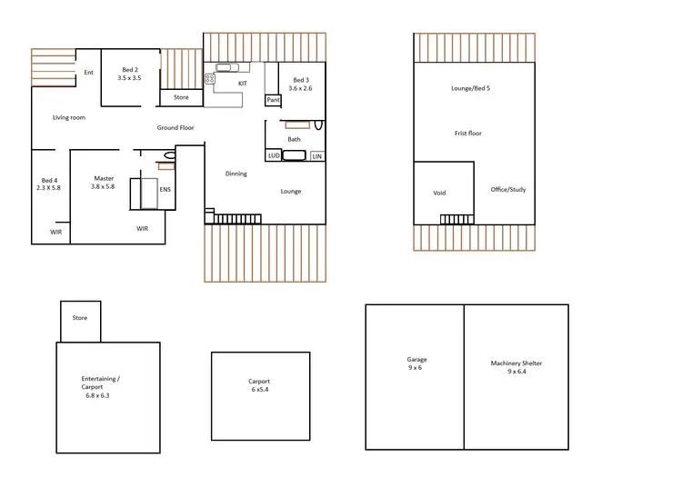 Floorplan of Homely rural property listing, 194 Stephan Road, Goomboorian QLD 4570