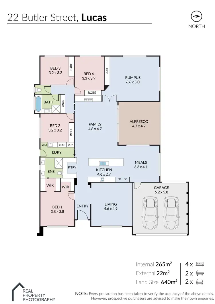 Floorplan of Homely house listing, 22 Butler Street, Lucas VIC 3350