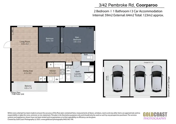 Floorplan of Homely apartment listing, 3/42 Pembroke Road, Coorparoo QLD 4151