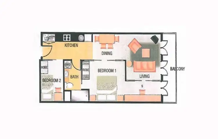 Floorplan of Homely apartment listing, 506/547 Flinders Lane, Melbourne VIC 3000