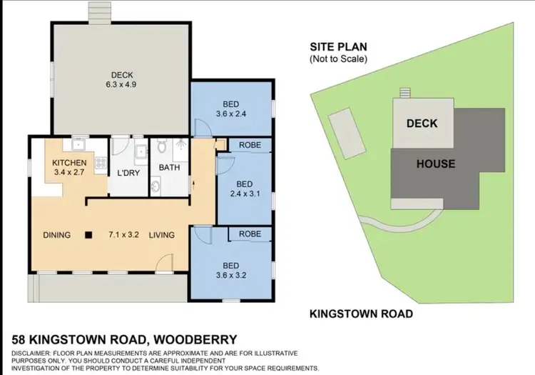 Floorplan of Homely house listing, 58 Kingstown Road, Woodberry NSW 2322