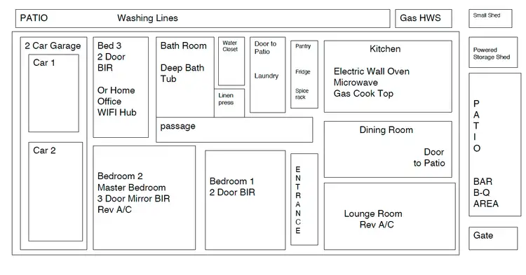 Floorplan of Homely unit listing, 3/19 Kimberley Street, Belmont WA 6104