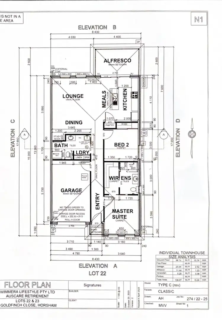 Floorplan of Homely unit listing, 11 Goldfinch Close, Horsham VIC 3400